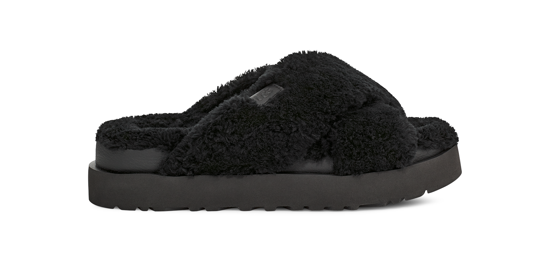 UGG® Fuzz Sugar Cross Slide