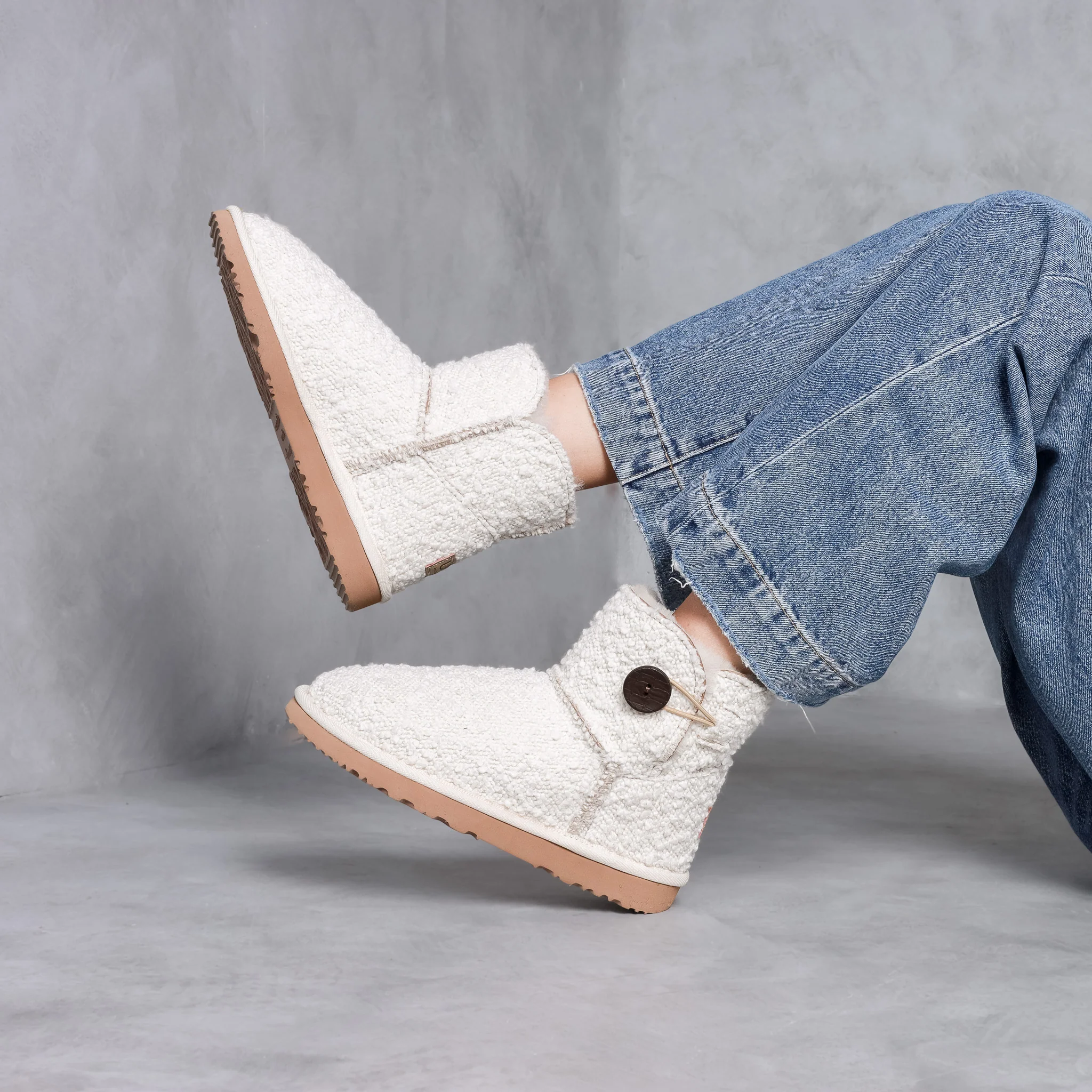 UGG® Women's Boucle Button Mini