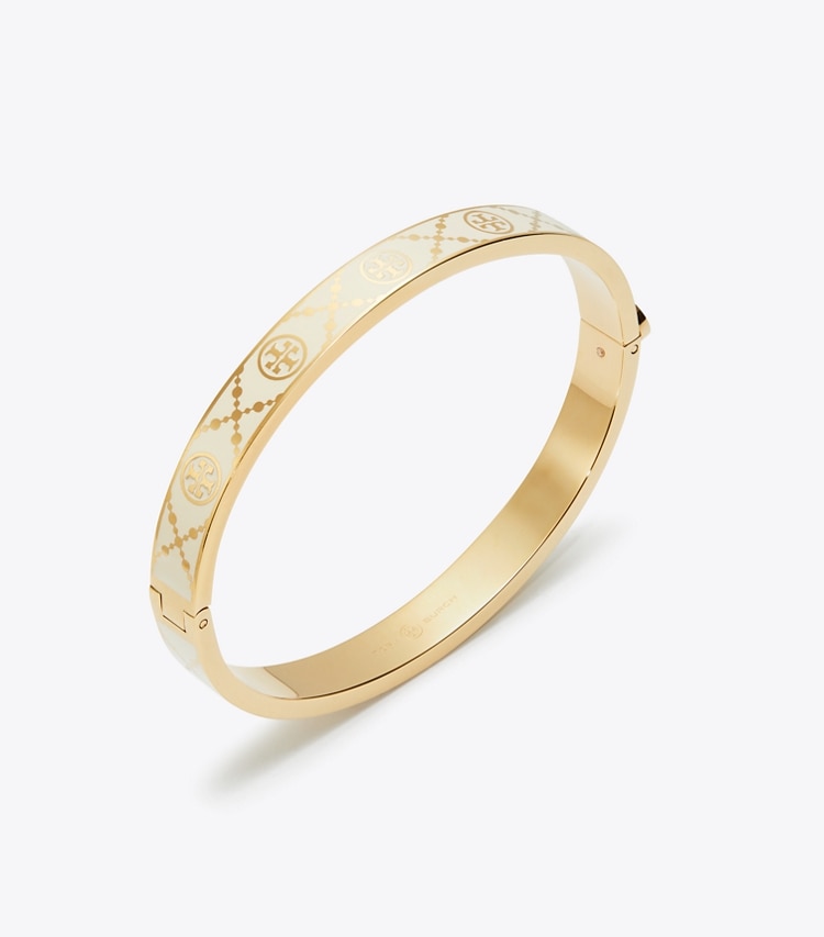 T MONOGRAM HINGE BRACELET