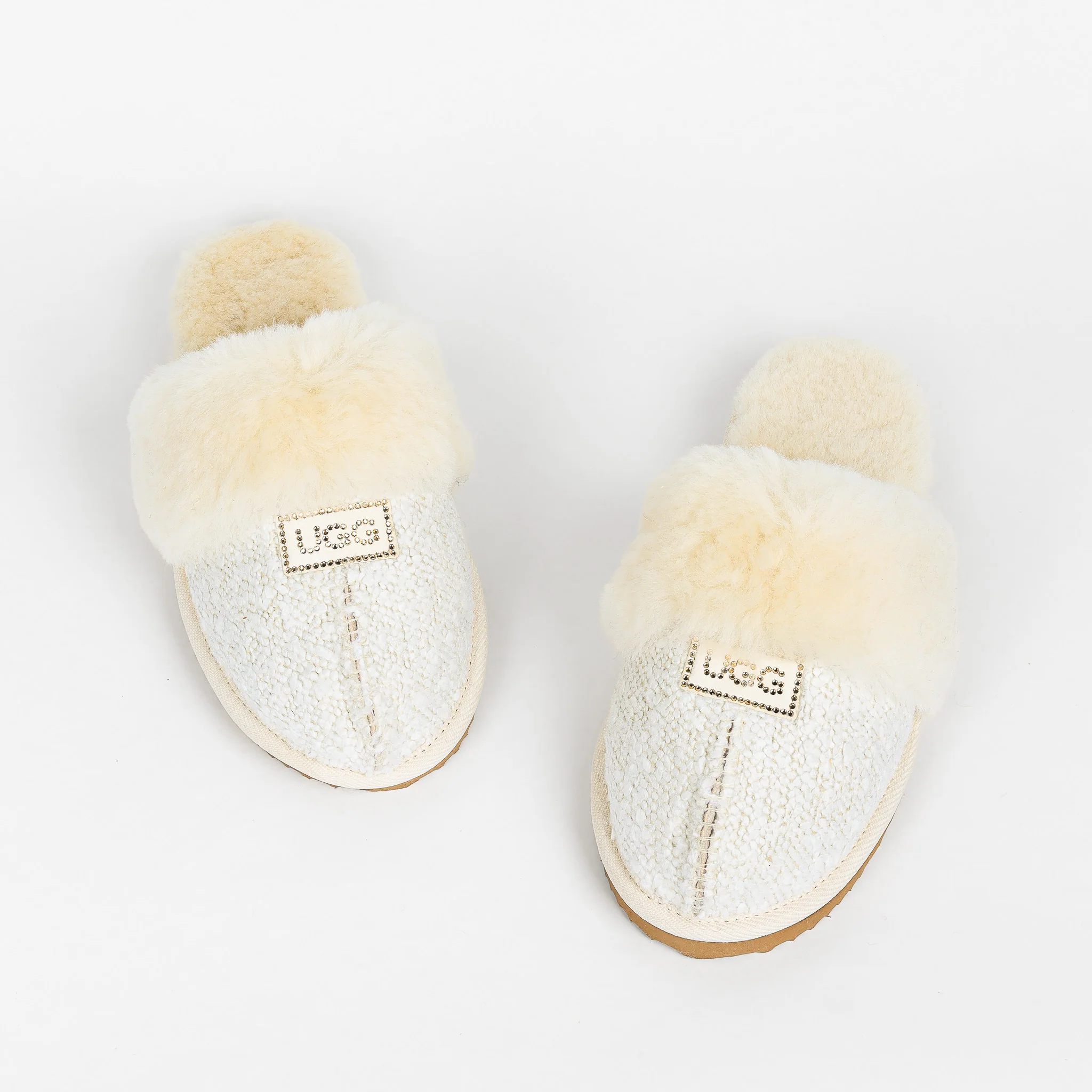 UGG® Women's Luxe Boucle Designer Slippers