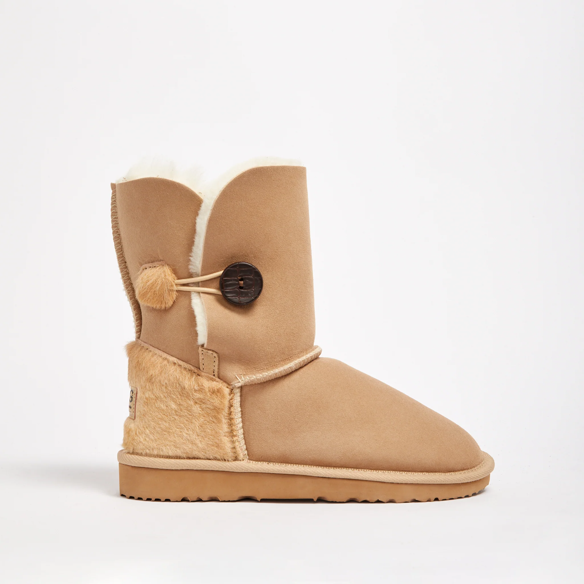 UGG® Women's Burleigh Button Mid Kangaroo