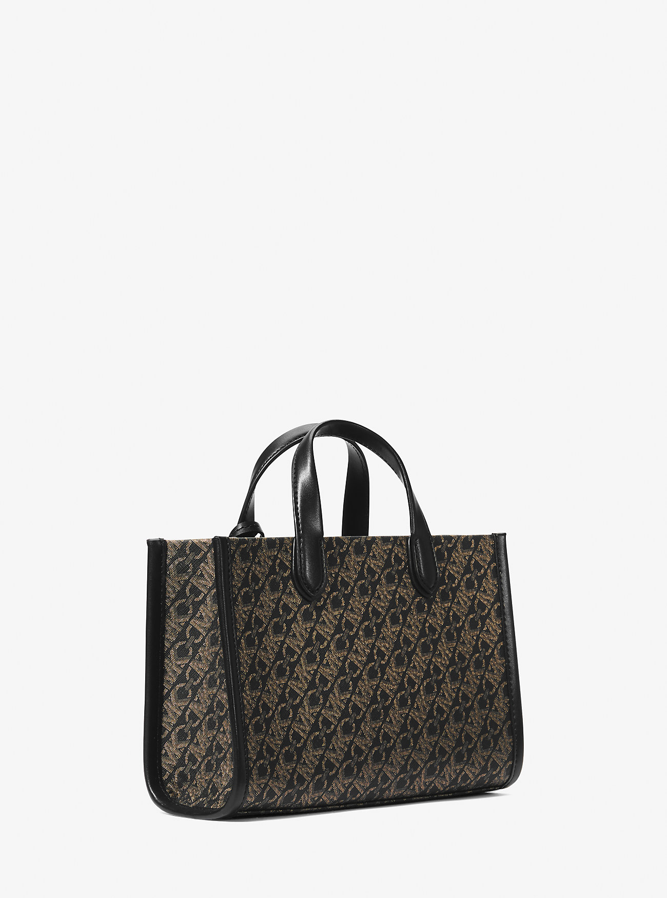 Gigi Small Metallic Empire Monogram Messenger Bag