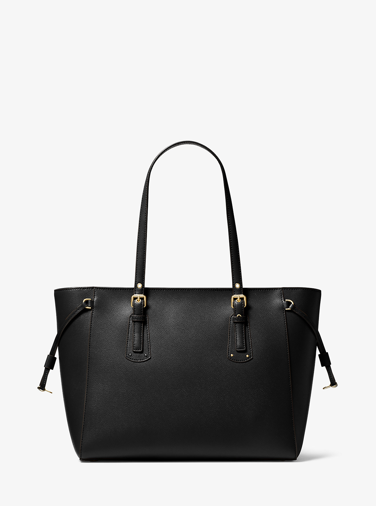 Voyager Medium Crossgrain Leather Tote Bag