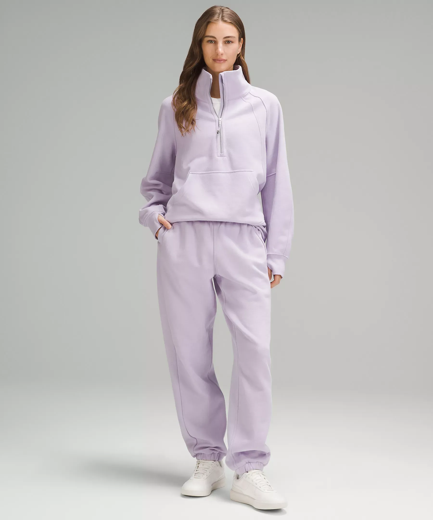 lululemon Scuba Oversized Funnel-Neck Half Zip Long