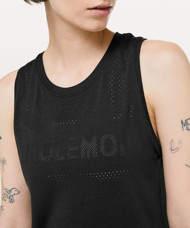 lululemon Breeze By Muscle Crop Tank Top logo