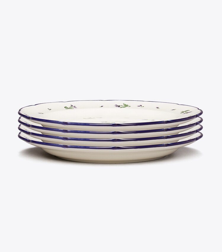 Jolie Fleur Salad Plate, Set of 4