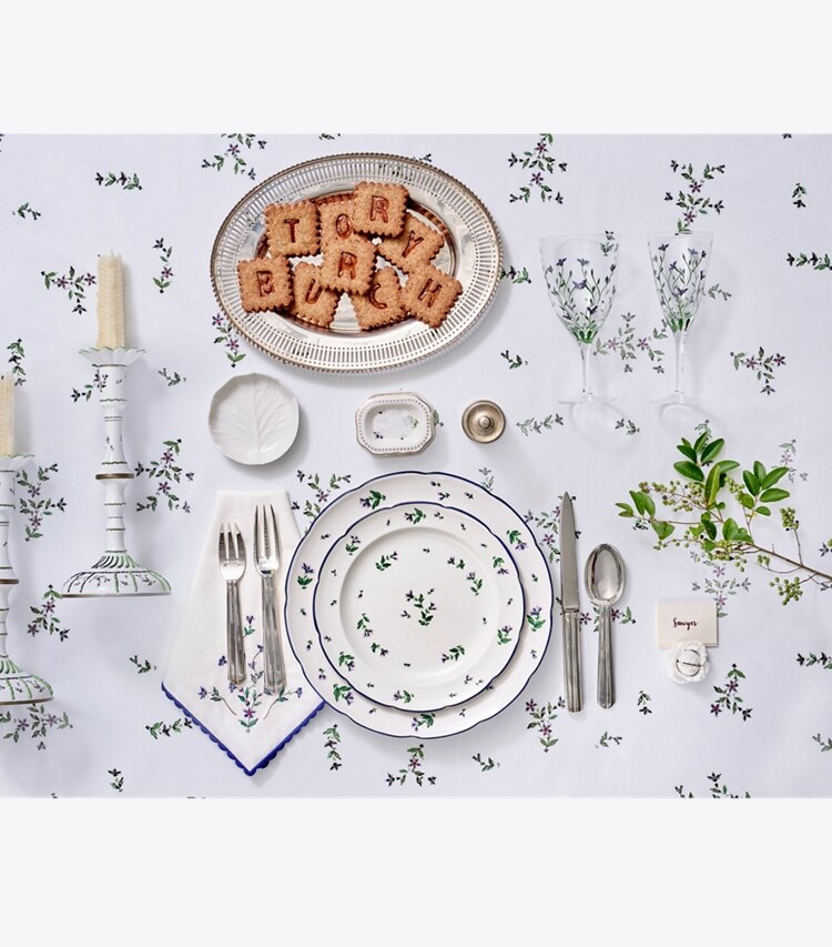 Jolie Fleur Salad Plate, Set of 4