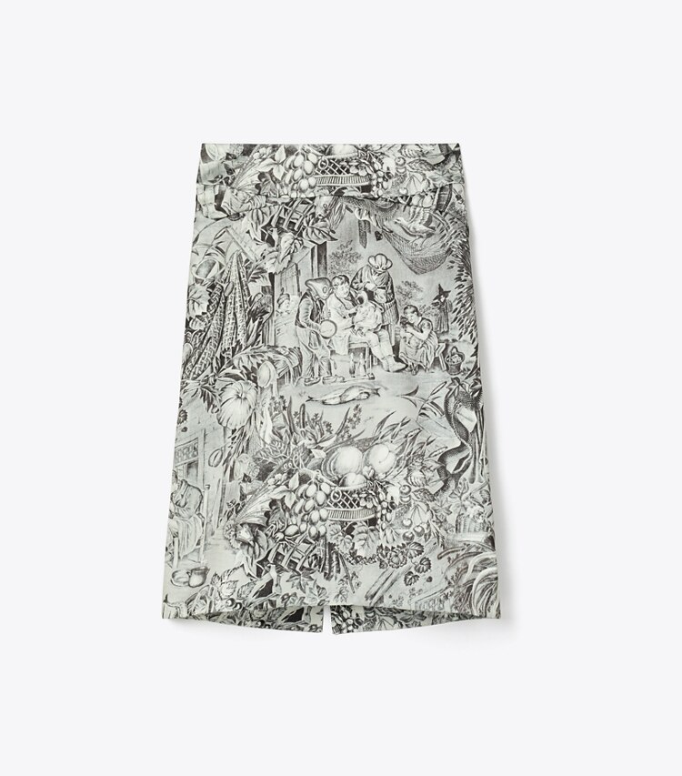 Printed Viscose Skirt