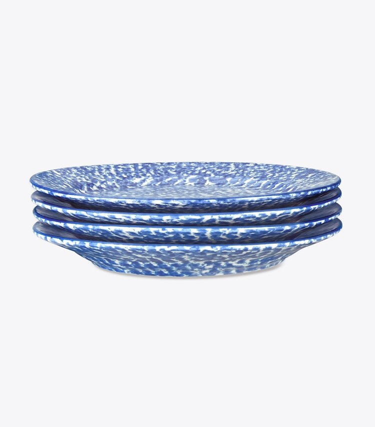Spongeware Salad Plate, Set of 4