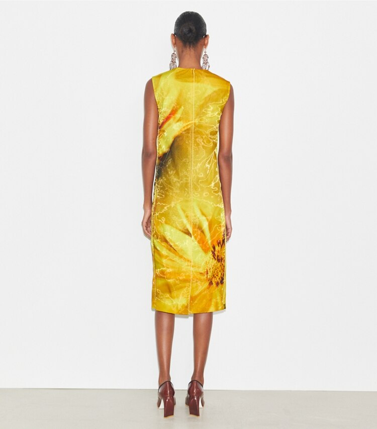 Printed Organza Dress