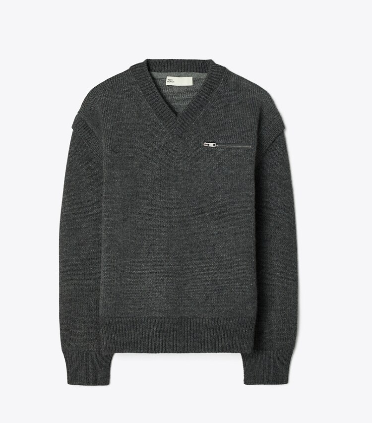 Wool V-Neck Sweater