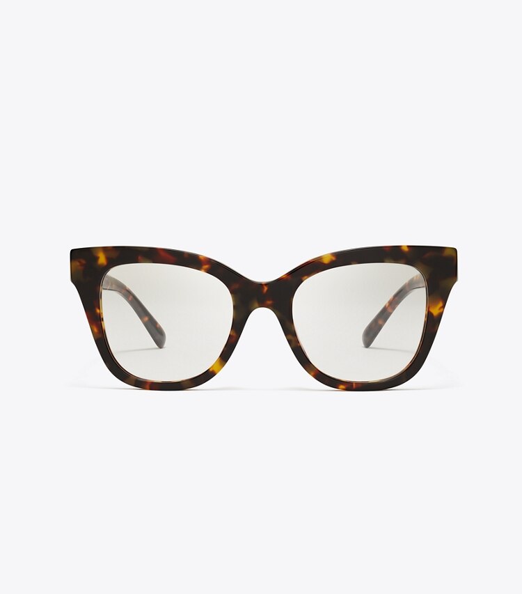 Pierced Oversized Cat-Eye Eyeglasses