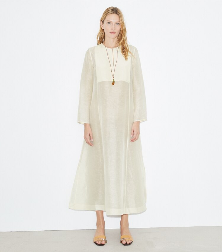 Long Linen Caftan