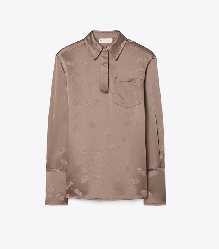 Jacquard Cuffed Shirt