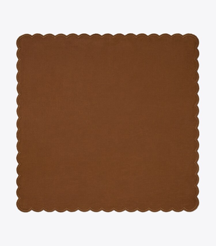 Scalloped Dinner Linen Napkin, Set of 6