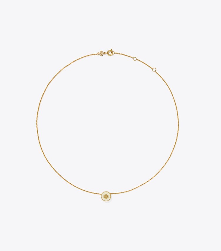 Icon Enamel Pendant Necklace