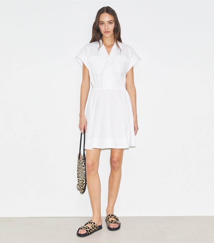 Cotton Poplin Shirtdress