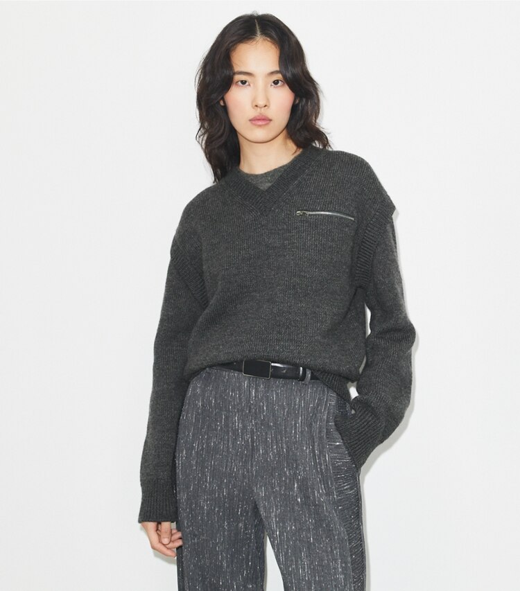 Wool V-Neck Sweater