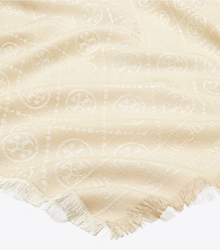 T Monogram Jacquard Oblong Scarf