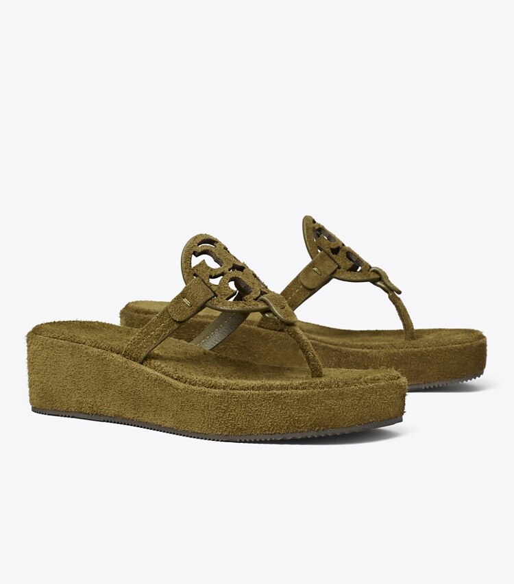 Miller Suede Wedge Sandal