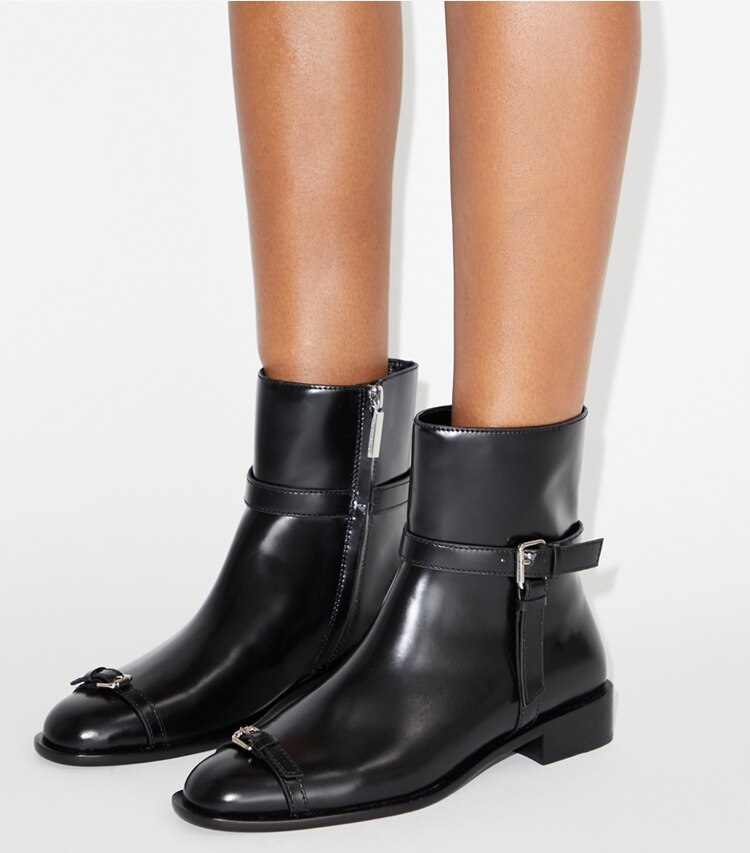 Multi-Buckle Ankle Boot