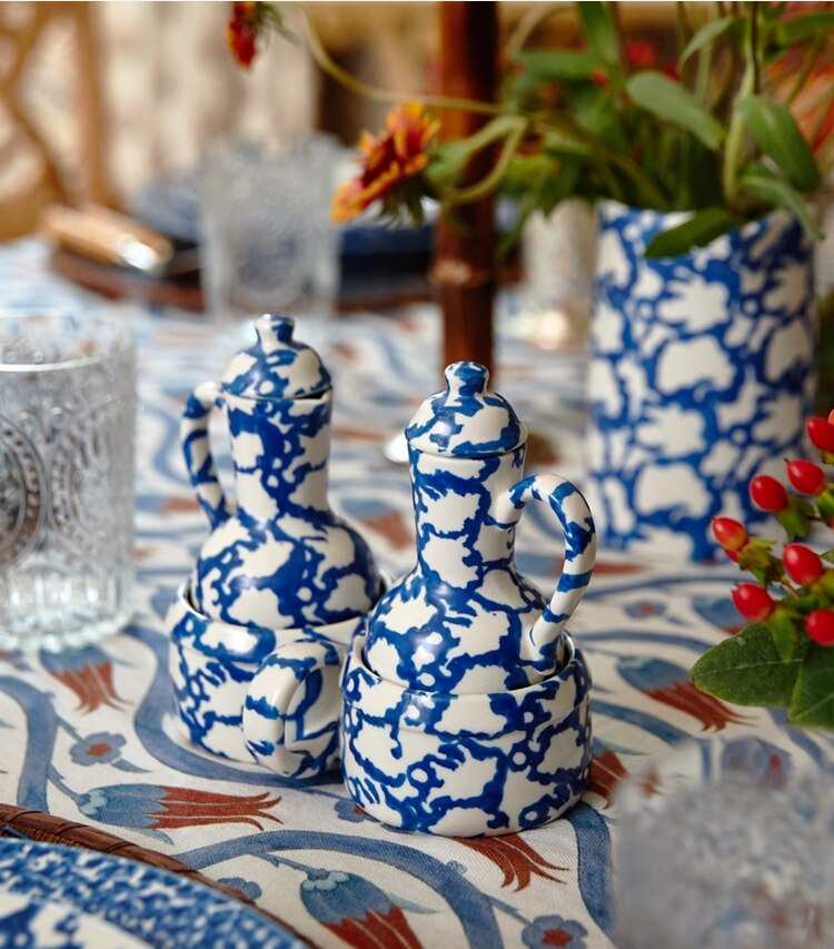 Spongeware Oil & Vinegar Set