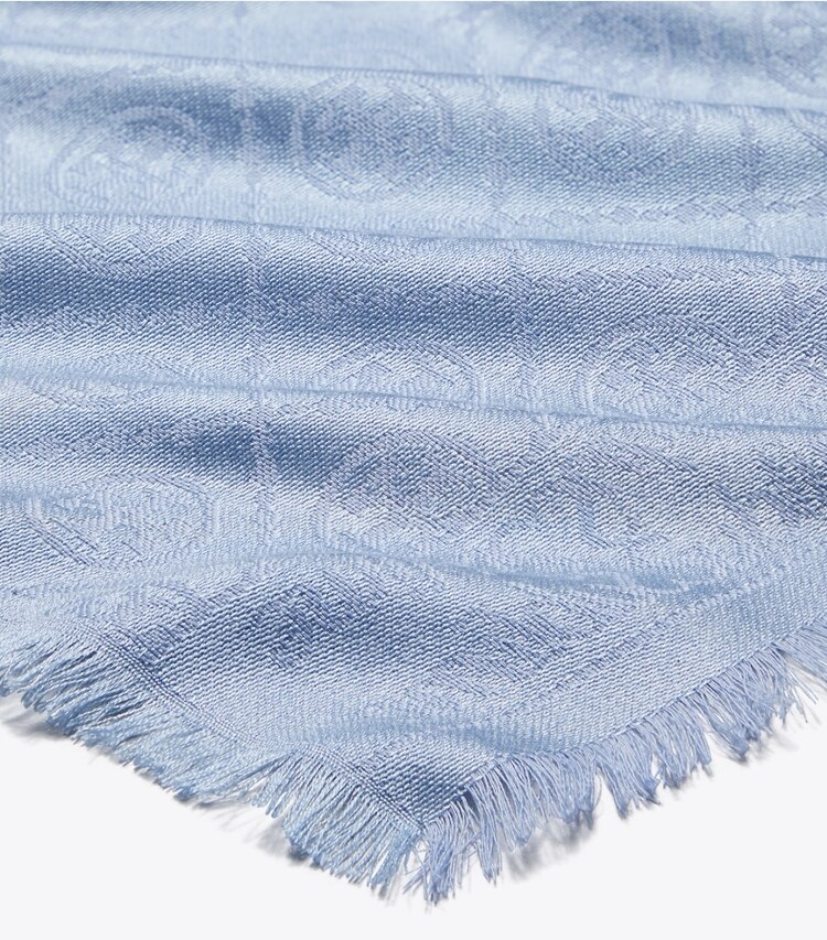T Monogram Jacquard Oblong Scarf