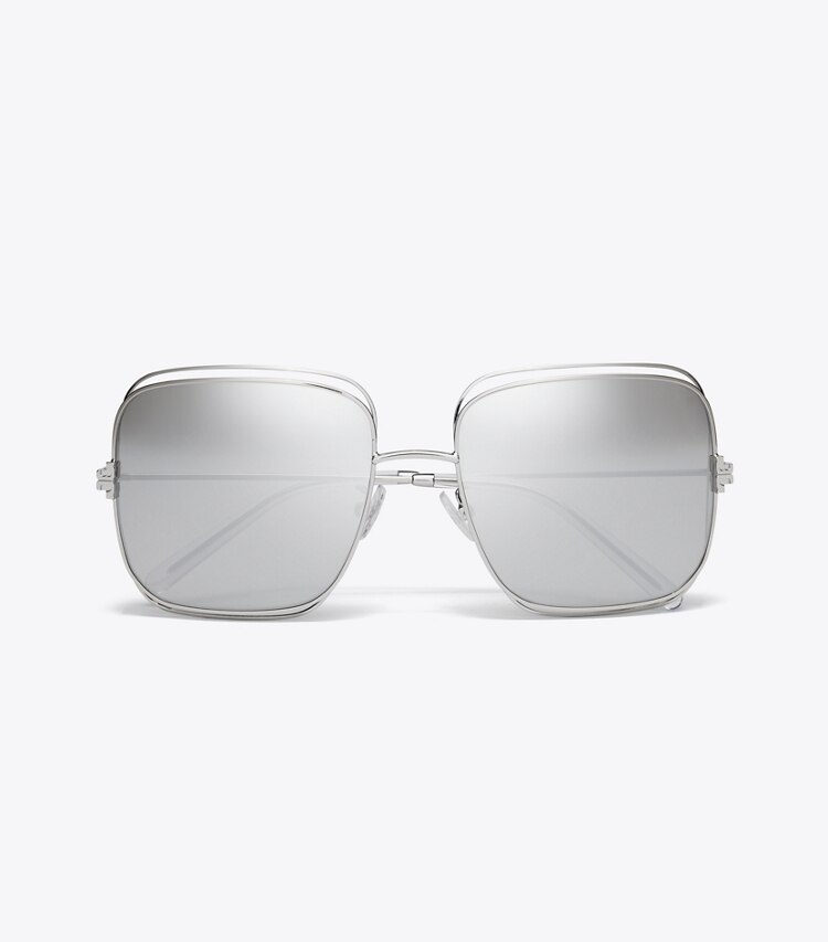 Eleanor Oversized Metal Square Sunglasses