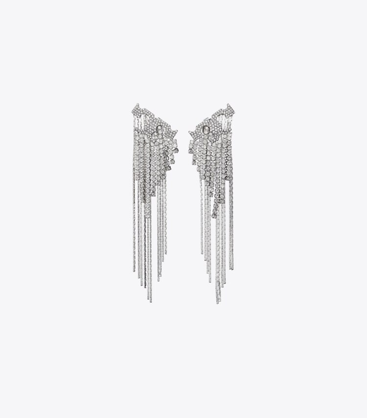 Runway Pavé Serif T Earrings