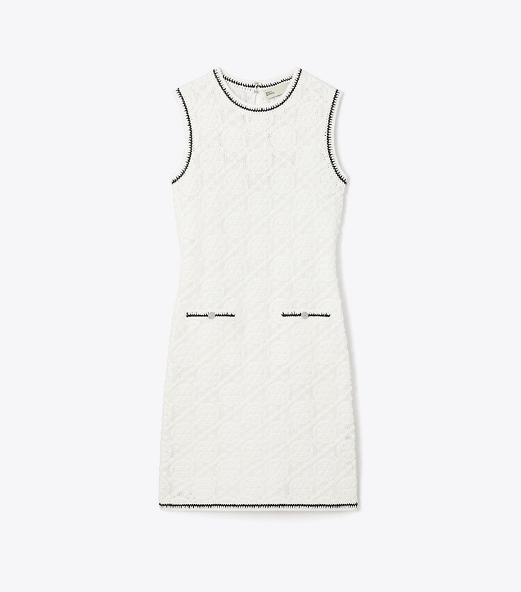 Cotton Pointelle Knitted Tank Dress