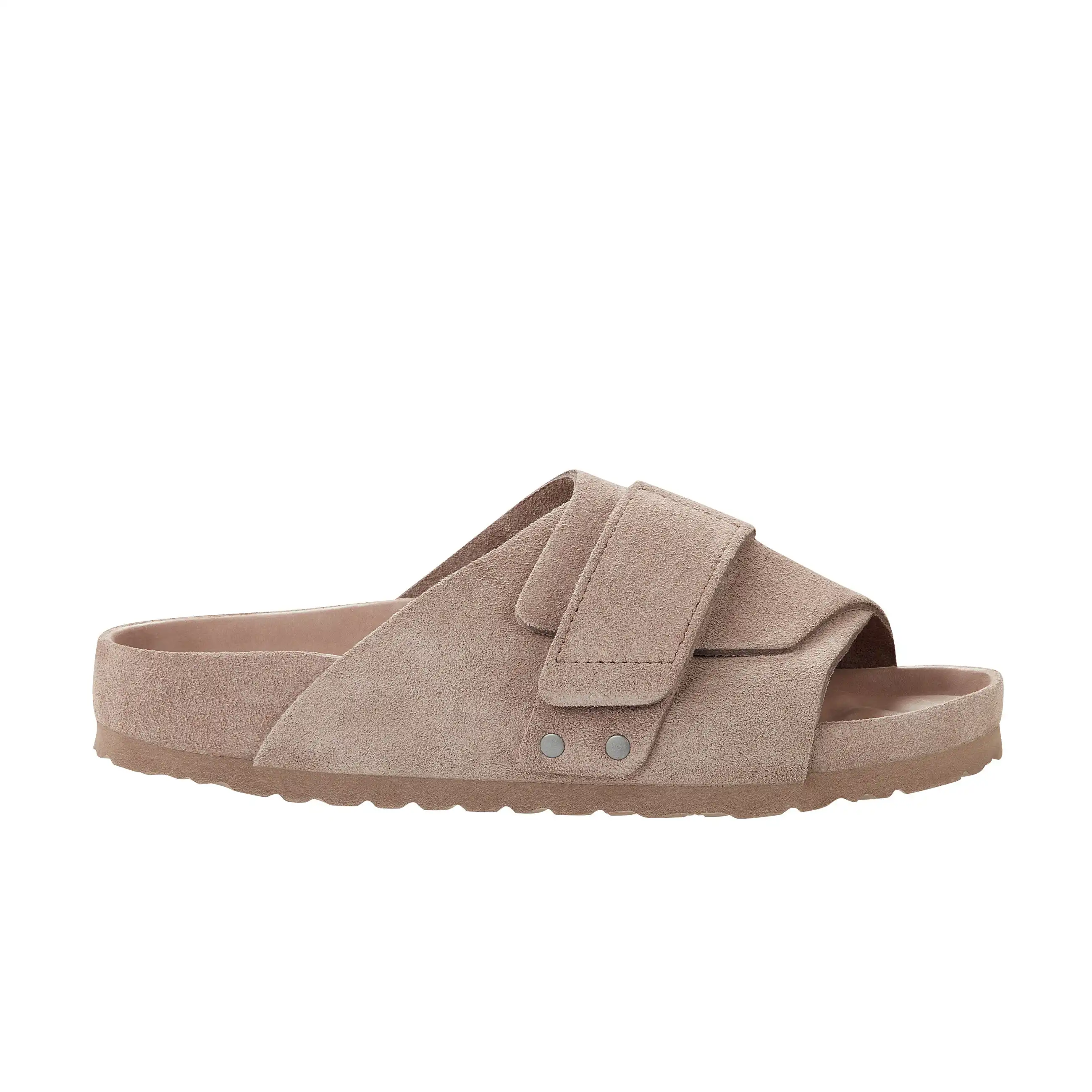 Kyoto Exquisite Grey Taupe Suede Leather