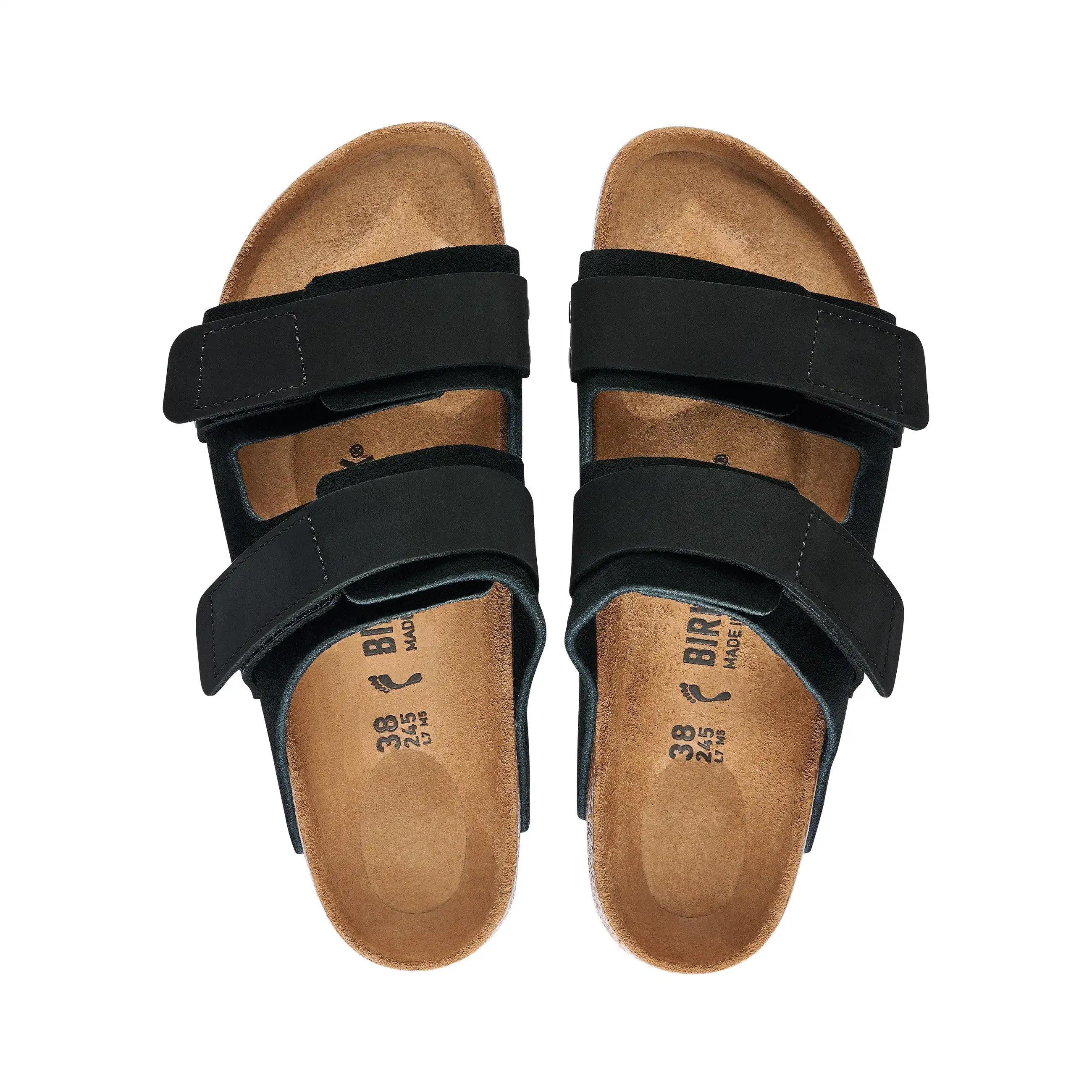 Uji Black Suede Leather