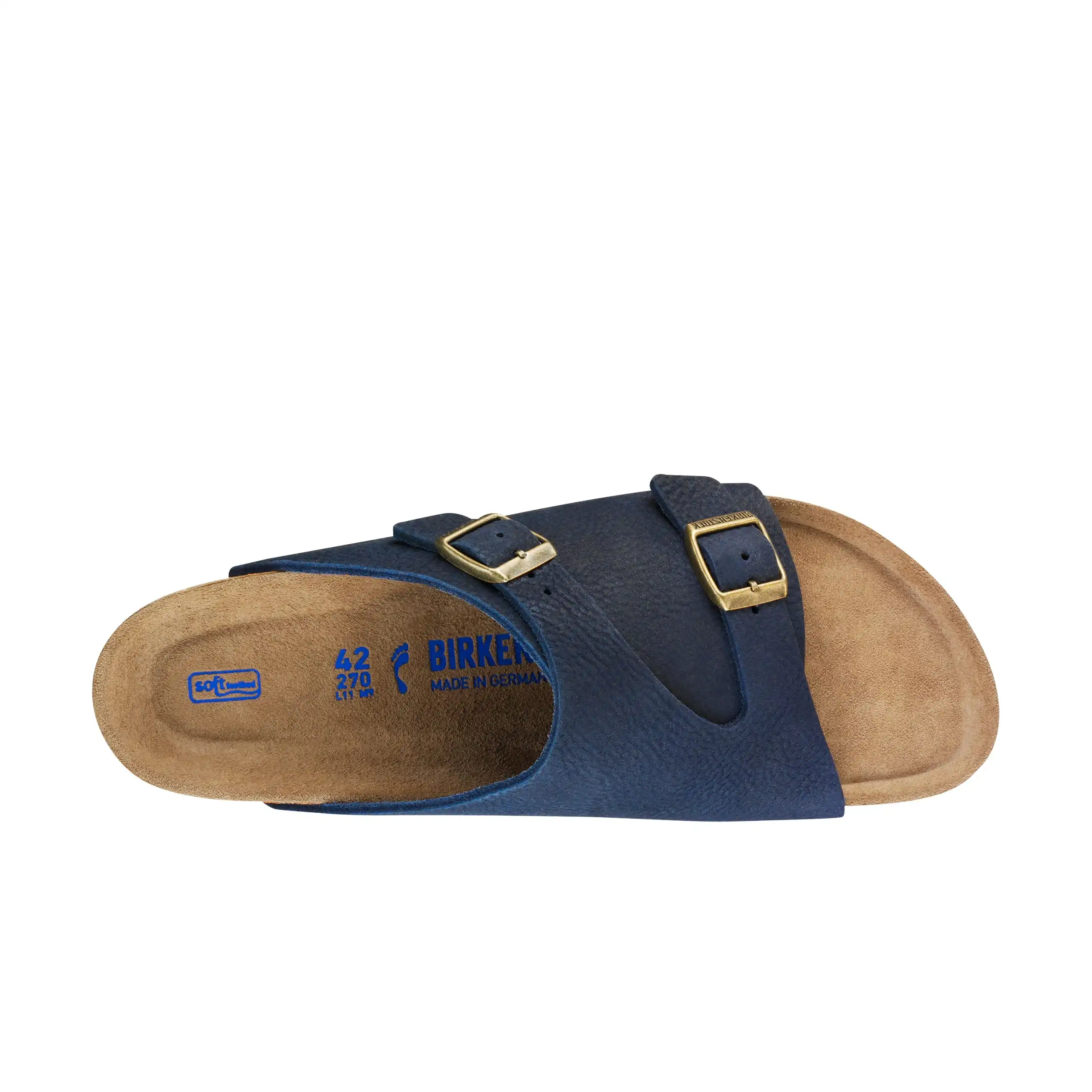 Zurich SFB Steer Indigo Nubuck Leather