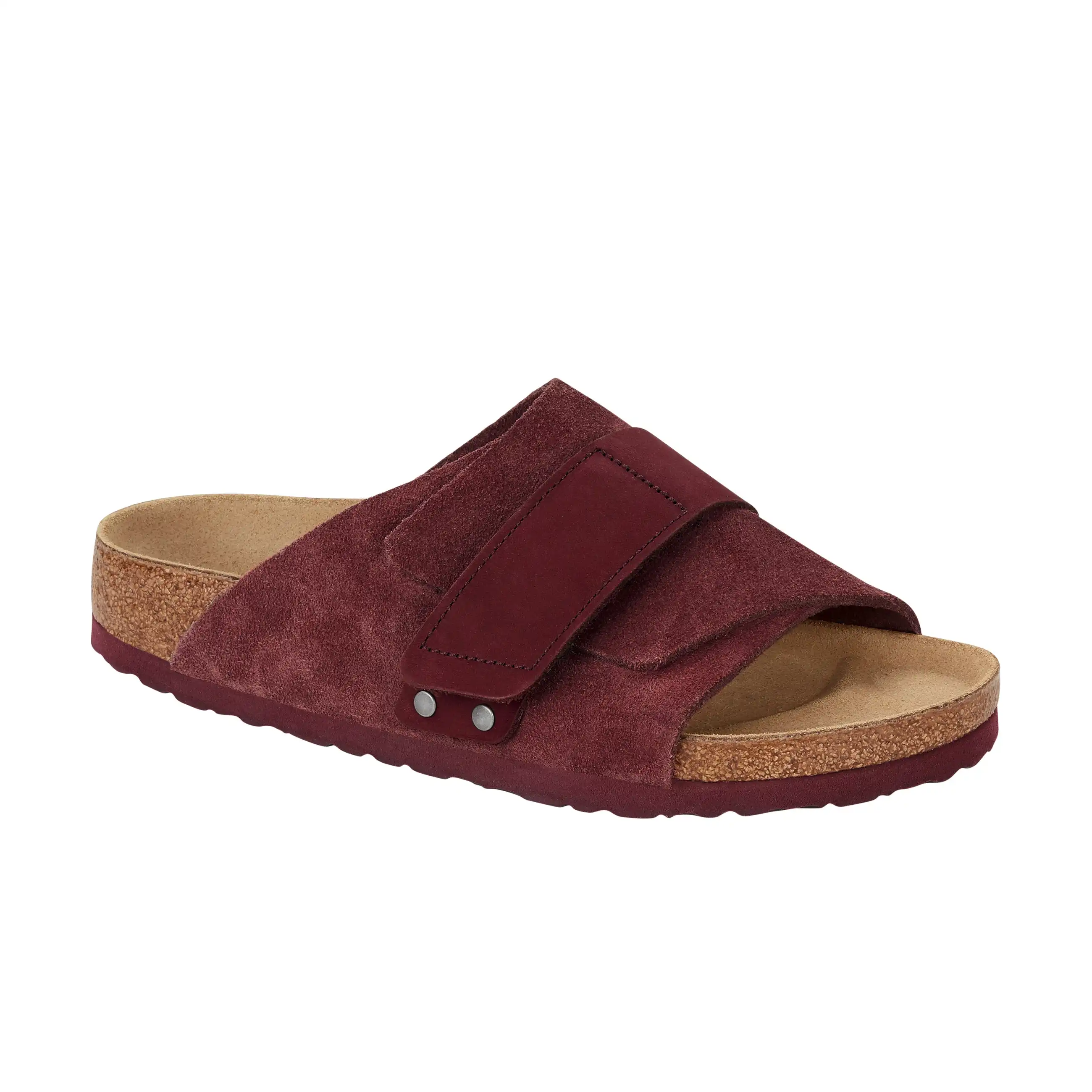 Kyoto Maroon Suede/Nubuck Leather