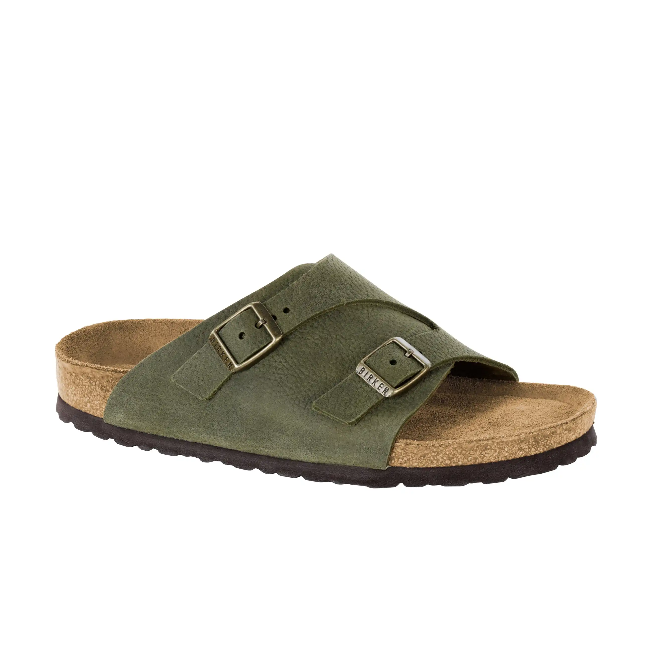 Zurich SFB Steer Khaki Nubuck Leather