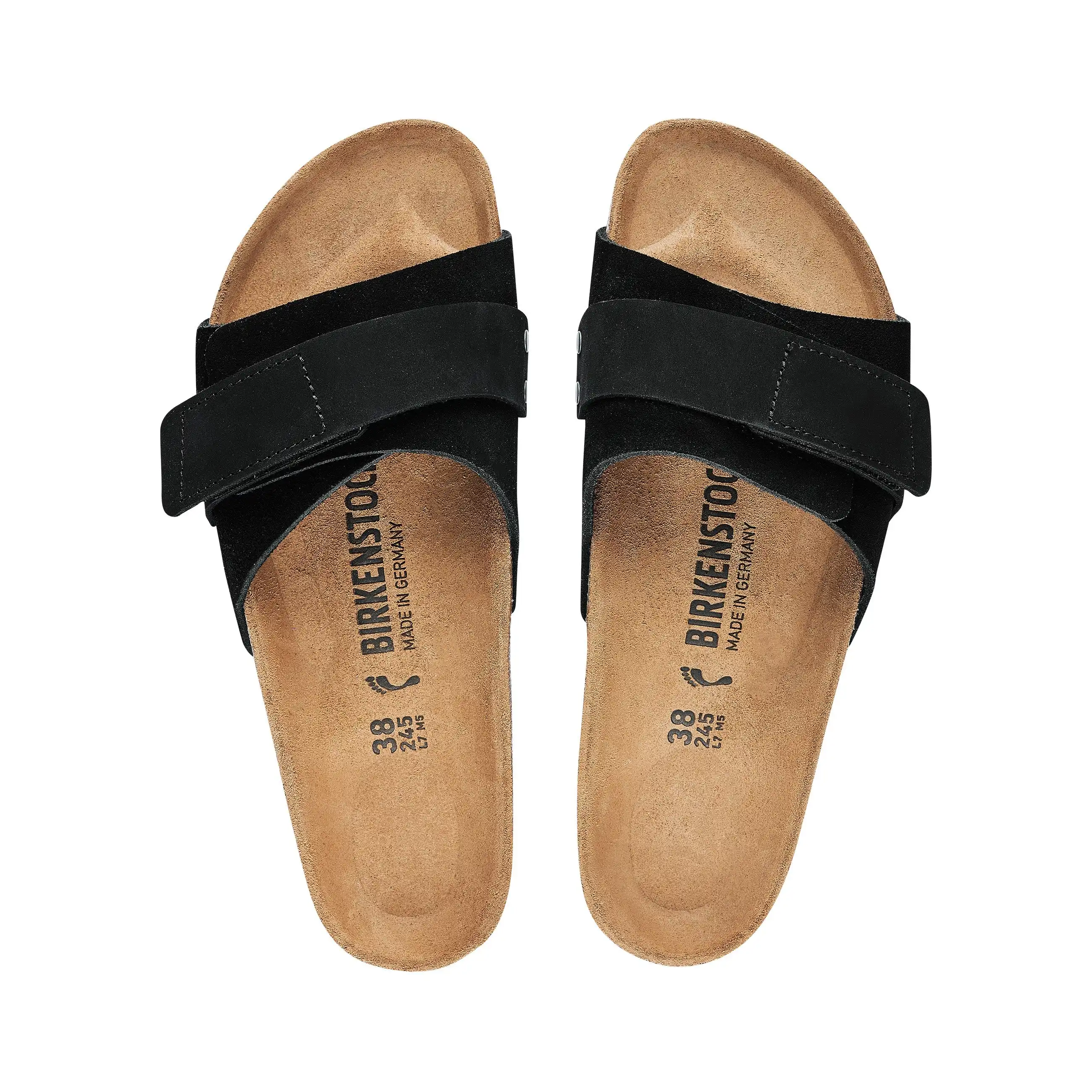 Oita Black Suede Leather