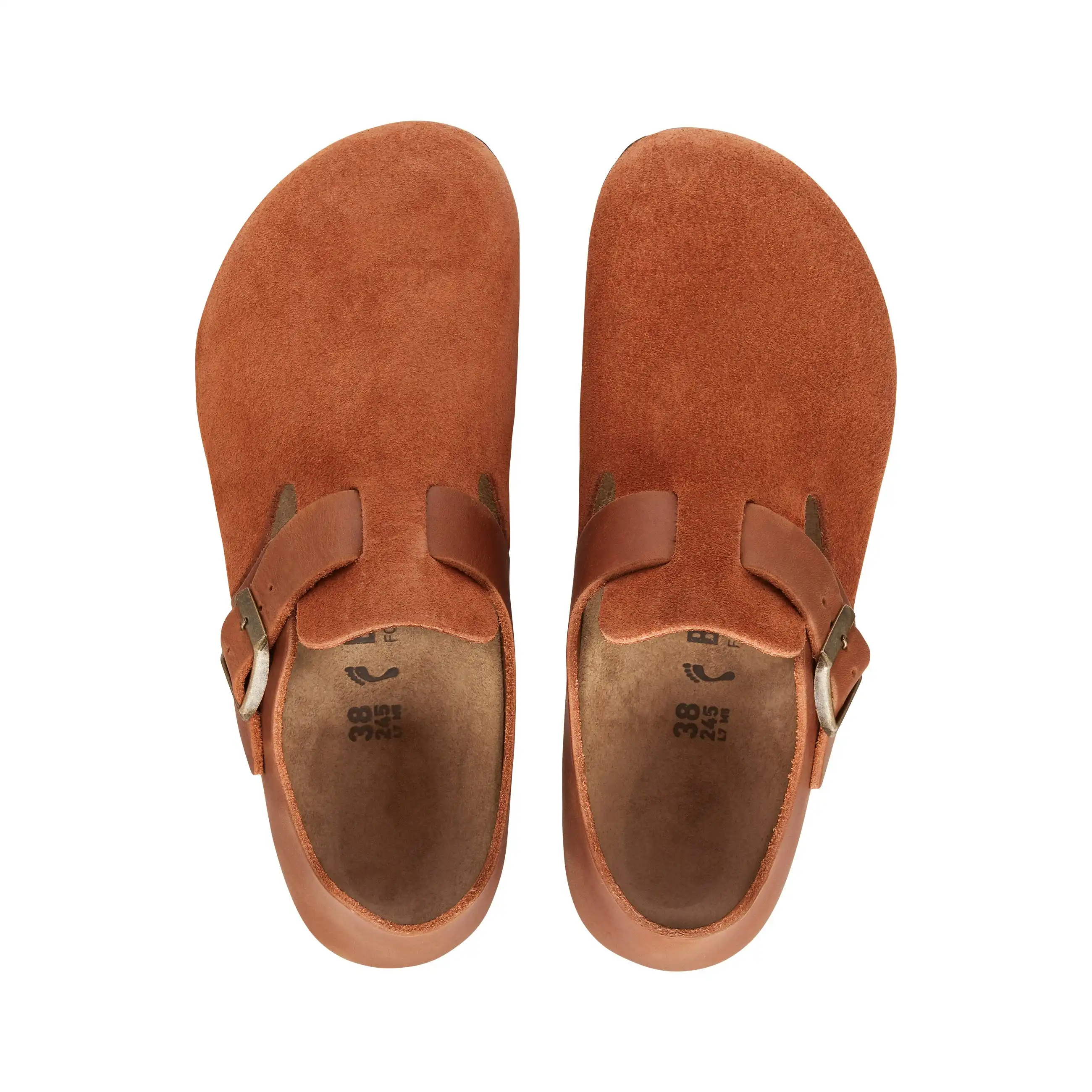 London Pecan Oiled/Suede Leather