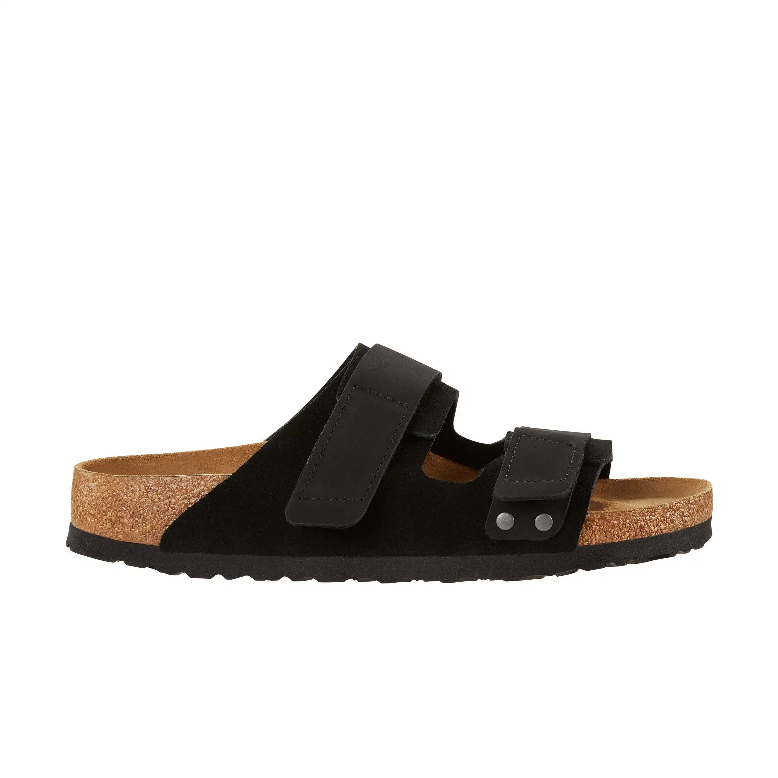 Uji Black Suede Leather