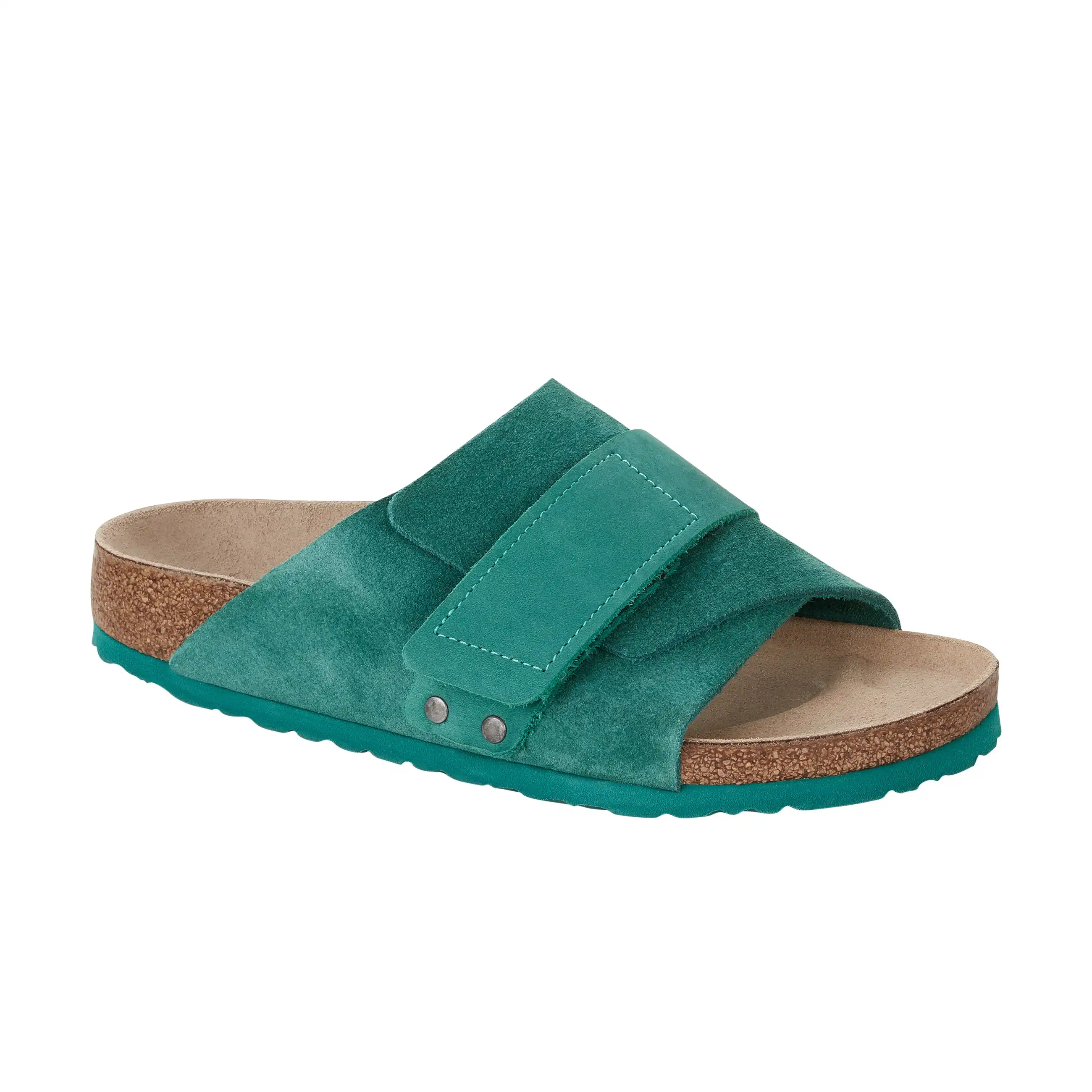 Kyoto Dark Teal Suede/Nubuck Leather