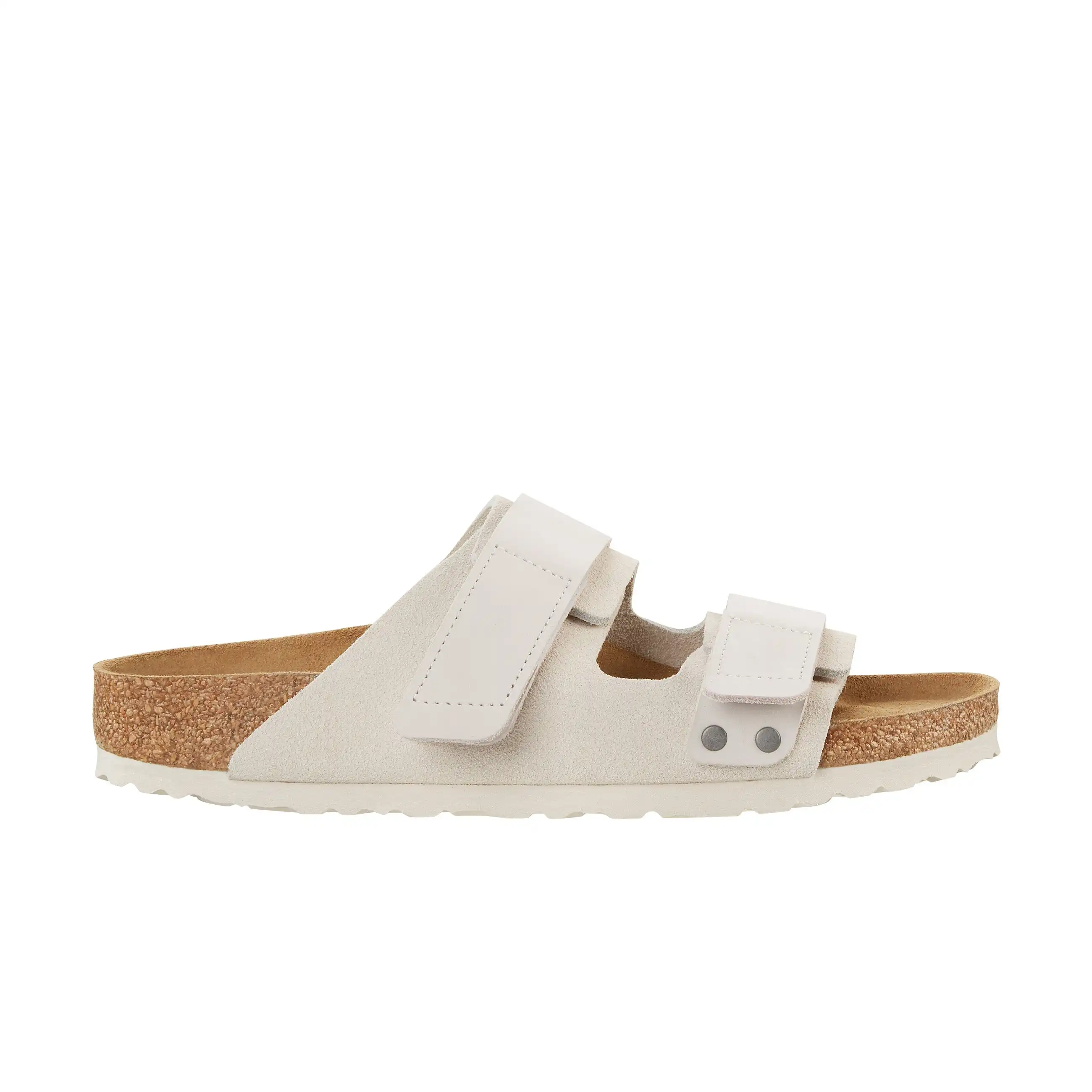 Uji Antique White Suede Leather