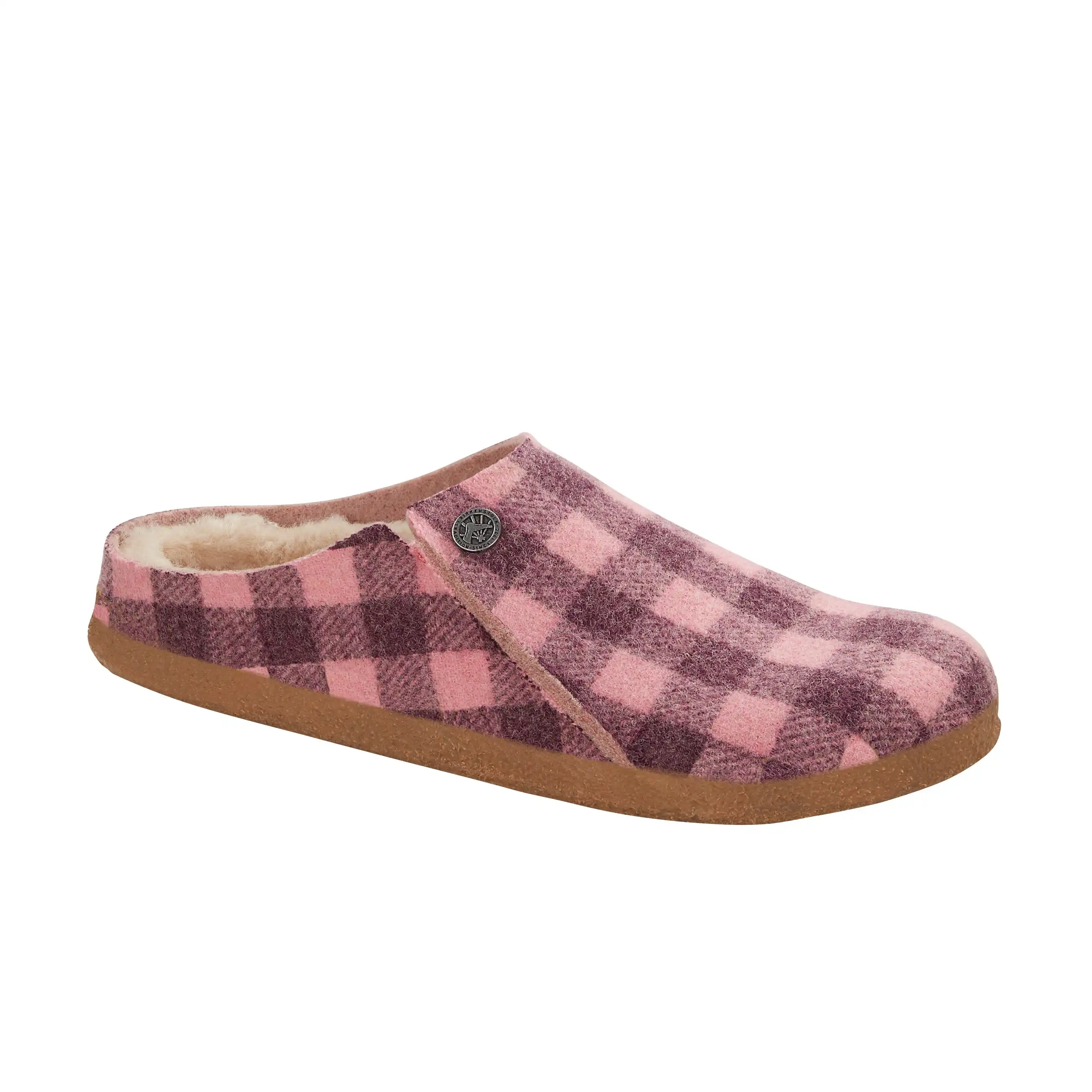 Zermatt Shearling Dark Berry/Pink Wool Felt/Shearling