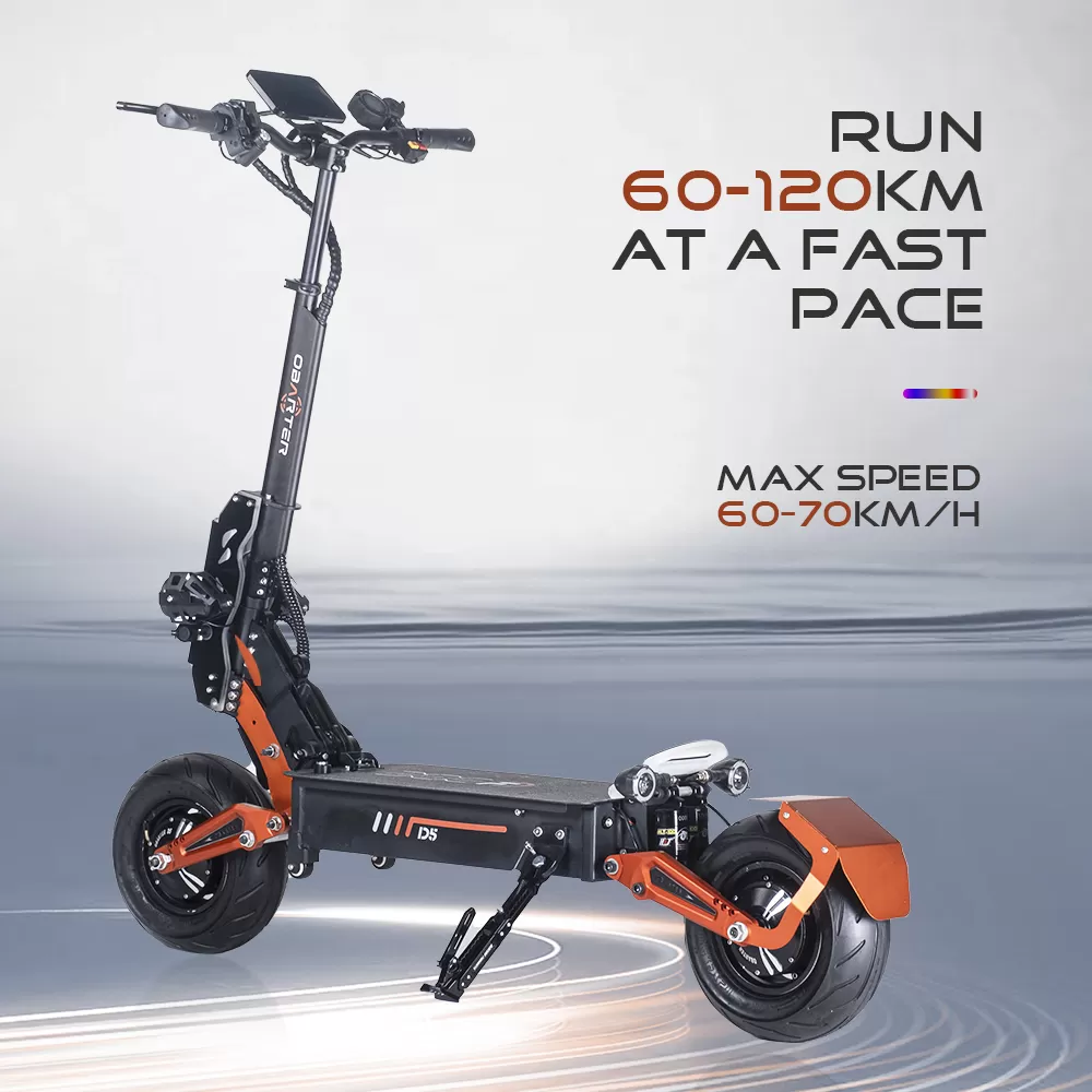 Latest Obarter D5 5000W Electric Scooter wtih 12inch Fat Tire On road Removeable battery kickscooter electric bike e scooters