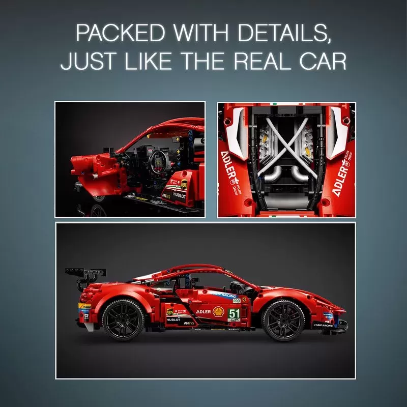 42125 TECHNIC FERRARI 488 GTE - AF CORSE #51