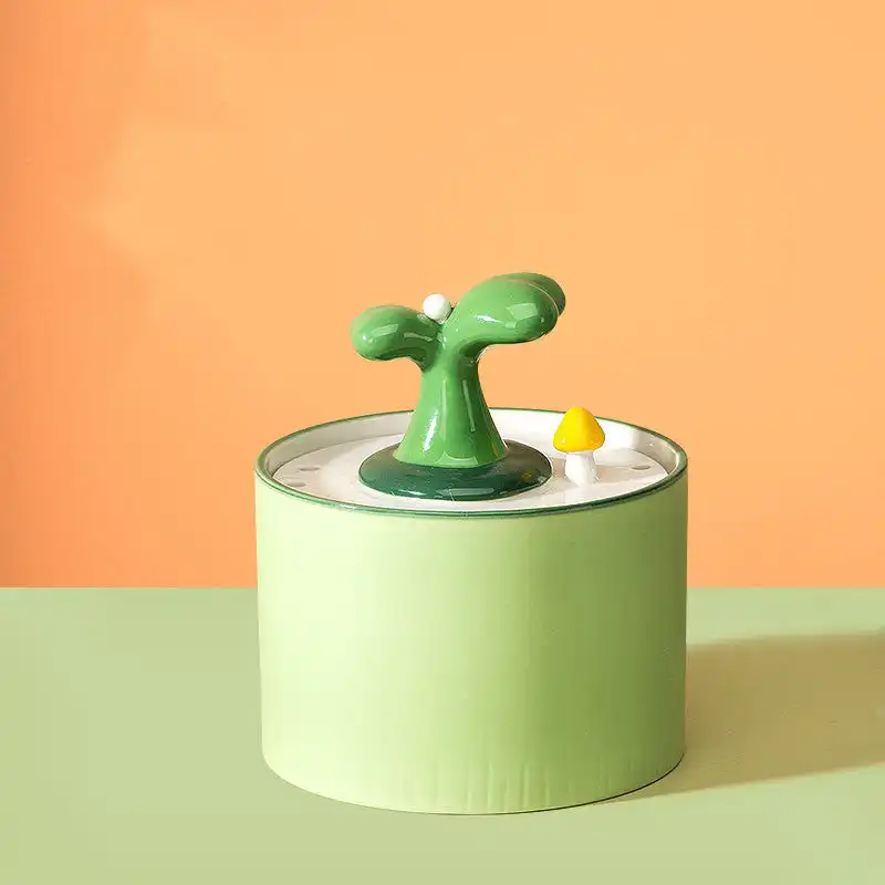 1.5L Electric Ceramic Pet Water Fountain Dispenser