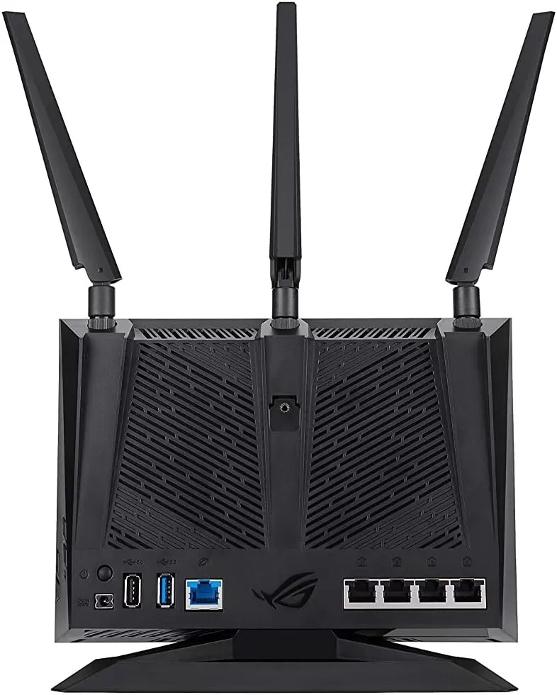 ASUS AC2900 WiFi Gaming Router (RT-AC86U) - Dual Band Gigabit Wireless Internet Router, WTFast Game Accelerator, Streaming, AiMesh Compatible, Included Lifetime Internet Security, Adaptive QoS