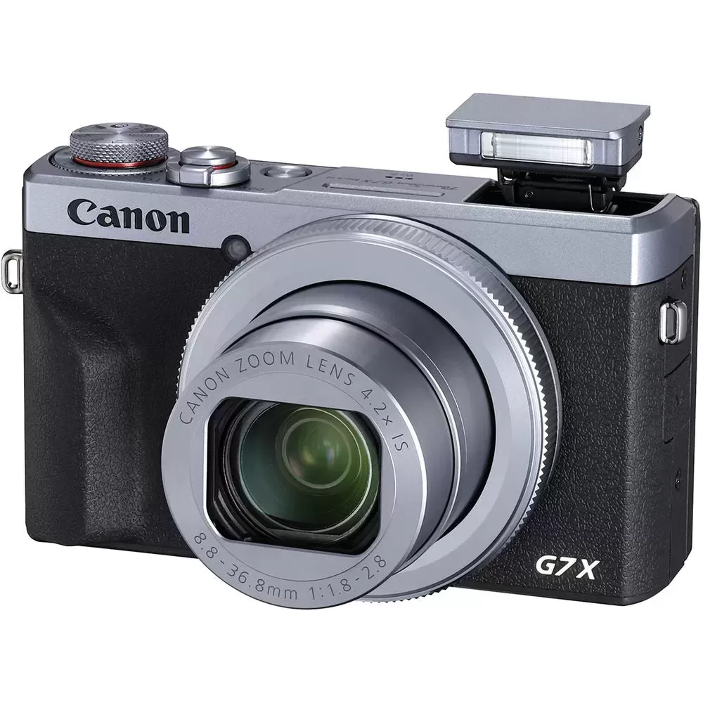 Canon PowerShot G7 X Mark III Digital Camera | Silver w/ 32GB Memory and Striker Essential Bundle