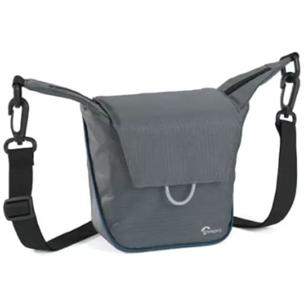 Sony ZV-E10 Mirrorless Camera with 16-50mm Lens | Black + Lowepro Camera Case |Grey + Transcend 64GB Memory Card + Striker Photo Starter Kit (11 Pieces) Bundle