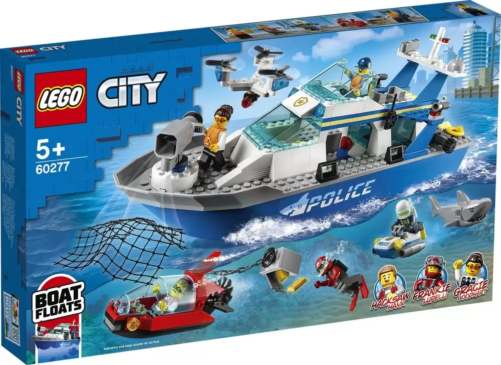 60277 CITY POLICE PATROL BOAT