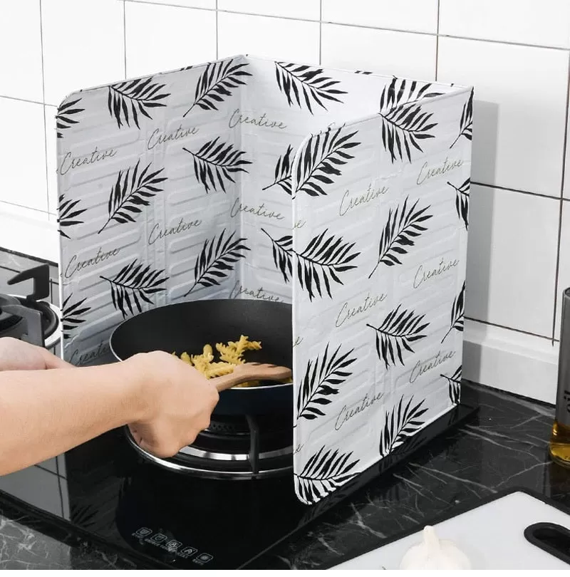 Aluminum Foldable Kitchen Gas Stove Baffle Plate