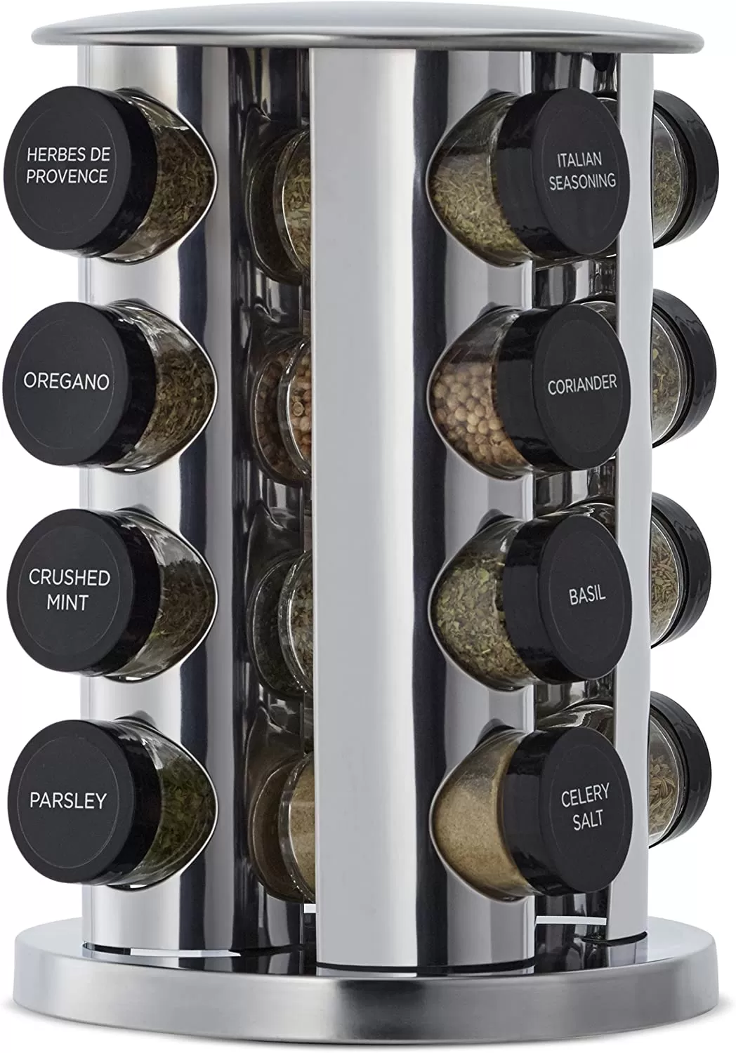 🎁GIFTRotary 20-tank counter top rack tower organizer